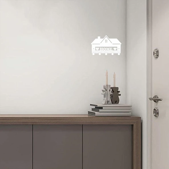 Metal Anahtarlık Askısı Model 2 BEYAZ - 6