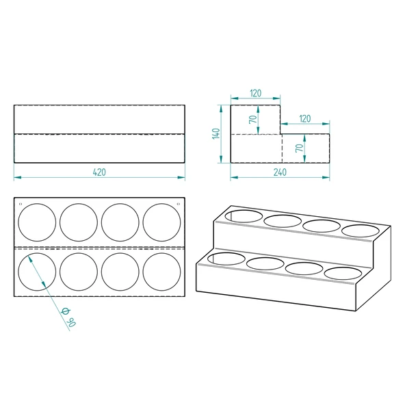 2 KATLI 8 BÖLMELİ ŞURUP - SOS STANDI (CAFE, BAR VE RESTAURANT) - 5