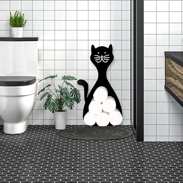 Kedili WC Kağıtlığı - 3