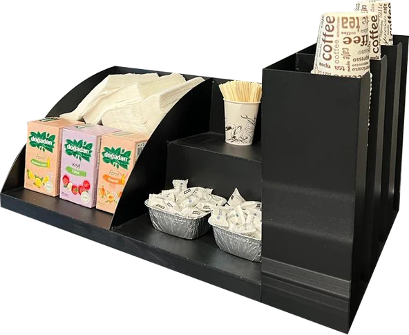 Çay & Kahve + 3 Bölmeli Bardaklık Set