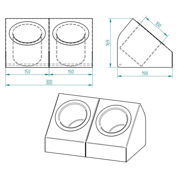 Endüstriyel Tarz 2'li Tek Yuvalı Metal Mutfak Düzenleyici ve Paslanmaz Çelik Kaseli Çatal Bıçak Kaşık Tutucu  Ve Pipetlik Karıştırıcı Şeker Organizer - 5
