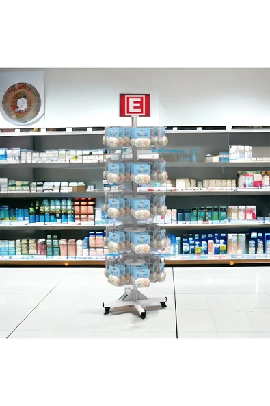 5 Katlı Kancalı Ayaklı Stand Model 1 Beyaz - 5