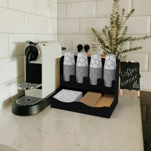 Metal Çay ve Kahve Organizasyon Standı 16 oz - 2