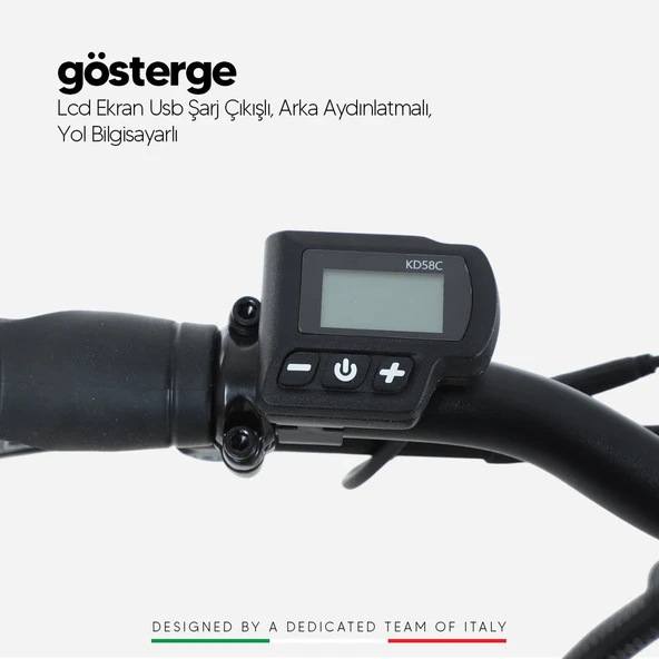 Stradacycles E-Via 20 Jant Hidrolik Disk Katlanabilir Elektrikli Bisiklet - 9
