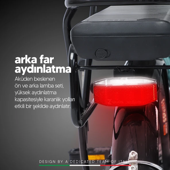 Stradacycles E-Via 20 Jant Hidrolik Disk Katlanabilir Elektrikli Bisiklet - 11