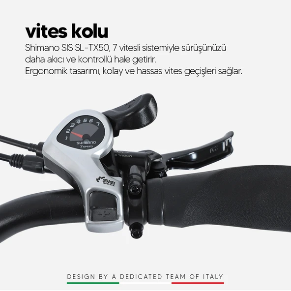 Stradacycles E-Via 20 Jant Hidrolik Disk Katlanabilir Elektrikli Bisiklet - 7