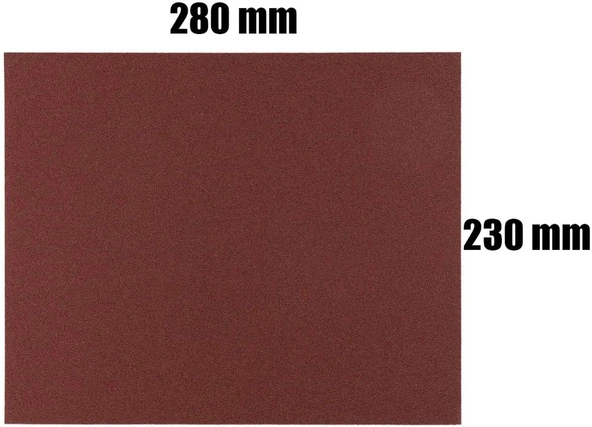 Su Zımparası, Yumuşak Kağıt, Yüksek Kalite 23X28 cm 800,1000,1200,1500,1800,2000 KUM 6 Parça - 3