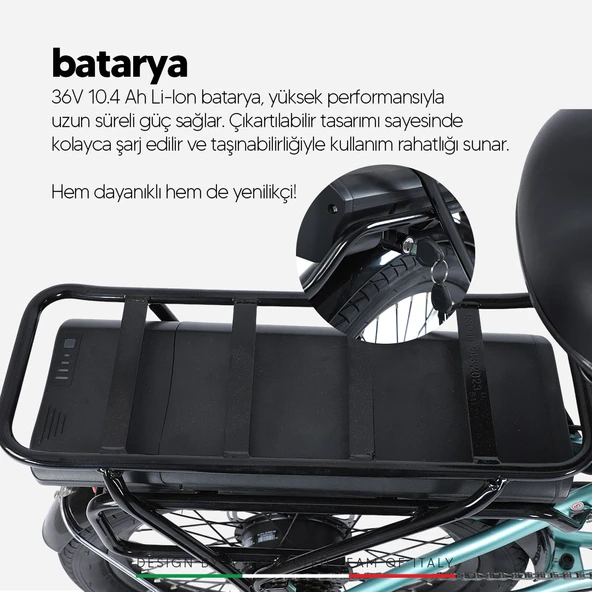 Stradacycles E-Via 20 Jant Hidrolik Disk Katlanabilir Elektrikli Bisiklet - 10