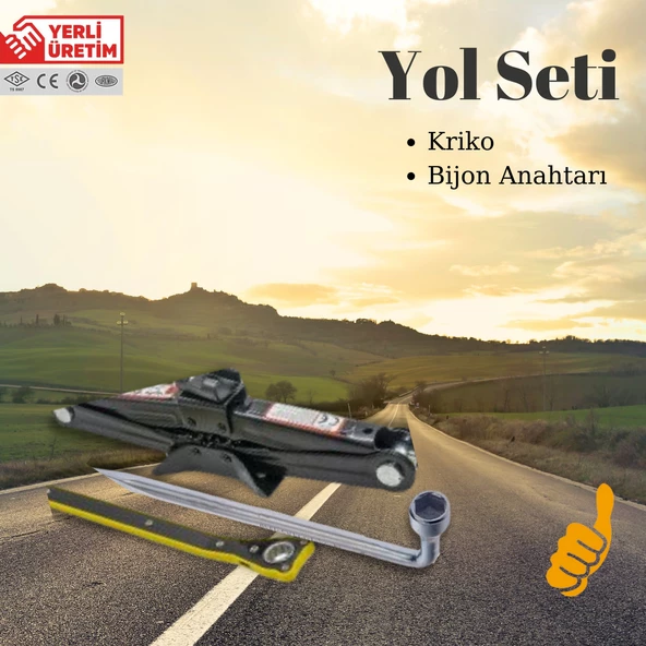 Yol Seti (Bijon Anahtarı + Kriko)