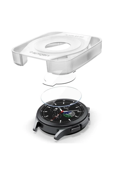 Spigen Galaxy Watch 4 Classic (42mm) / Galaxy Watch 3 (41mm)  Ekran Koruyucu (2 Adet) - AGL03747