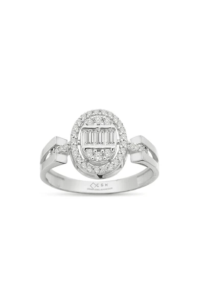 14 Ayar Baget Altın Yüzük - 5