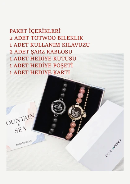 Mesafe Bilekliği - Akıllı Dokunmatik Sevgililer Bilekliği - 9