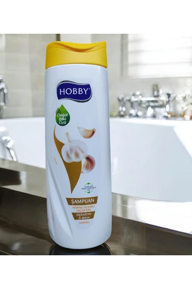 HOBBY SARIMSAK ÖZLÜ ŞAMPUAN 500ML DOĞAL BİTKİ ÖZLÜ
