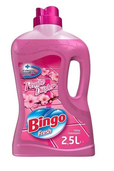 SANALBAKKALIM Bingo Yüzey Temizleyici 2,5lt Pembe Düşler X 6 Adet
