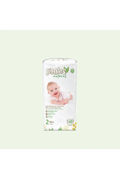 GİGGLES Natural 2 Numara Mini 1 Paket 40 Adet - 2