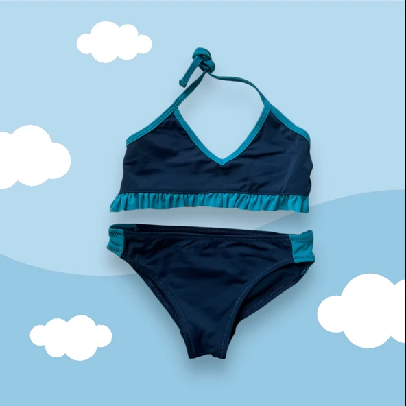 LACY FIRFIRLI ÇOCUK BİKİNİ TAKIM - 3