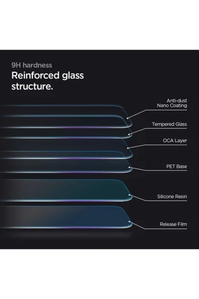 Spigen iPhone 11 Pro Max / iPhone XS Max Cam Ekran Koruyucu / Siyah - AGL00098 - 3