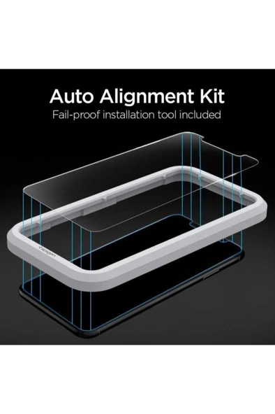 Spigen iPhone 11 Pro Max / iPhone XS Max Cam Ekran Koruyucu / Siyah - AGL00098