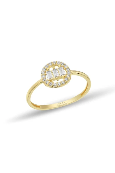 Çıtır Baget Taşlı Altın Yüzük ürün görseli 1