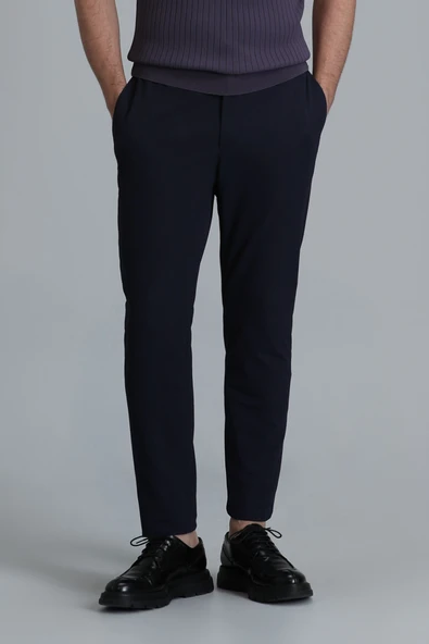 Lufian Hunter Smart Erkek Chino Pantolon Slim Fit Lacivert - 2