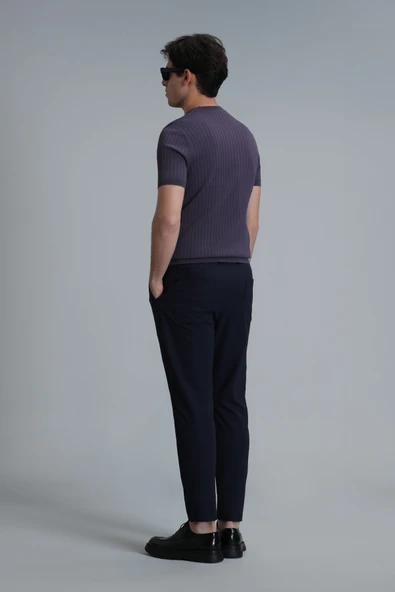 Lufian Hunter Smart Erkek Chino Pantolon Slim Fit Lacivert - 6