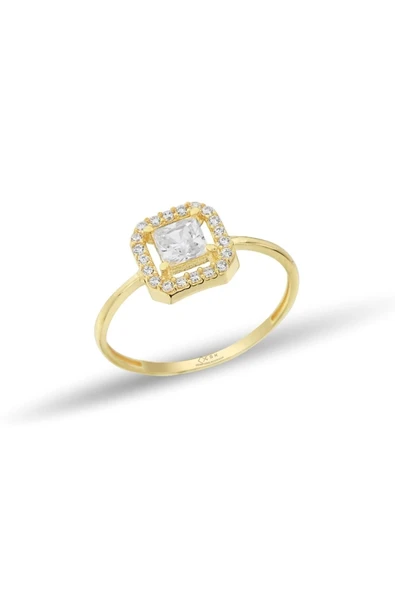 Çıtır Tektaş Altın Yüzük ürün görseli 1