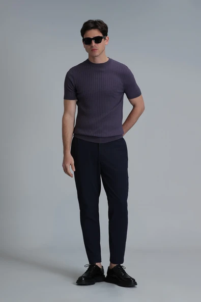 Lufian Hunter Smart Erkek Chino Pantolon Slim Fit Lacivert - 4