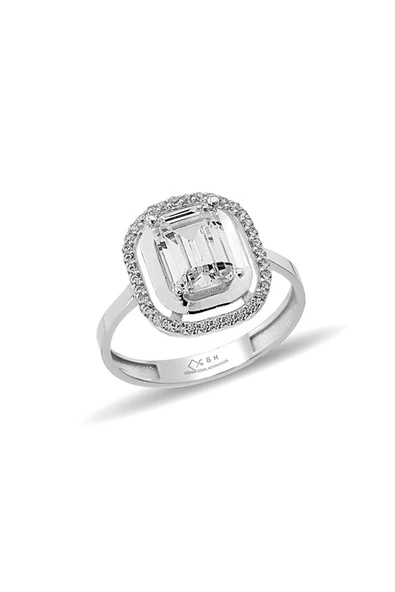 Aynalı Baget Altın Yüzük 14yeni0094