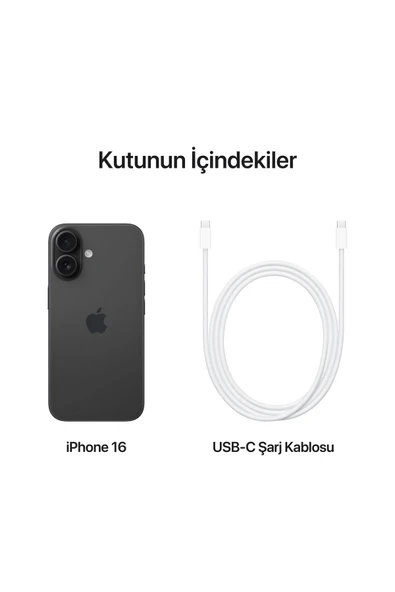 Apple iPhone 16 256GB Siyah - 8