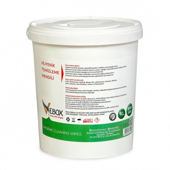 VEBOX Easy Wet Wipes Islak Kova Mendil 300 Adet - 2
