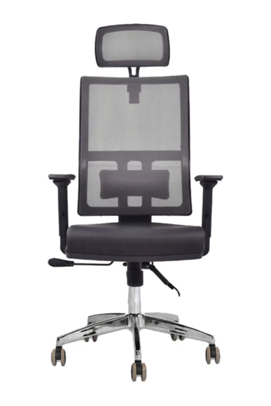 Hunt Mobilya Garah Turuncu Deri Ofis Yönetici Koltuğu ürün görseli 1