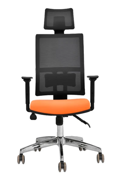 Hunt Mobilya Garah Turuncu Deri Ofis Yönetici Koltuğu