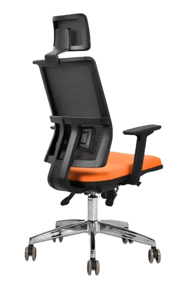 Hunt Mobilya Garah Turuncu Deri Ofis Yönetici Koltuğu - 4