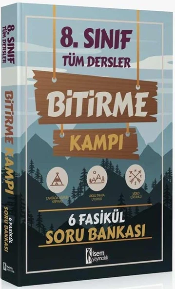 8. Sınıf Tüm Dersler Bitirme Kampı 6 Fasikül Soru Bankası İsem Yayınları
