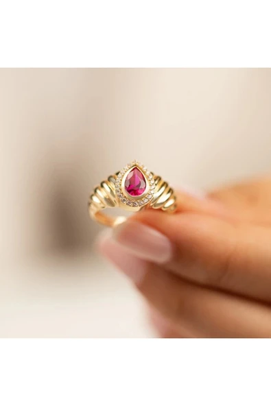 Burgulu Şovalye Altın Yüzük - Resim 3