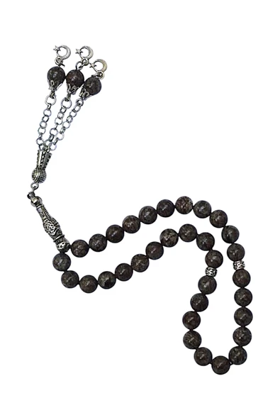 Kahverengi Jasper Doğal Taş Tesbih 504-1