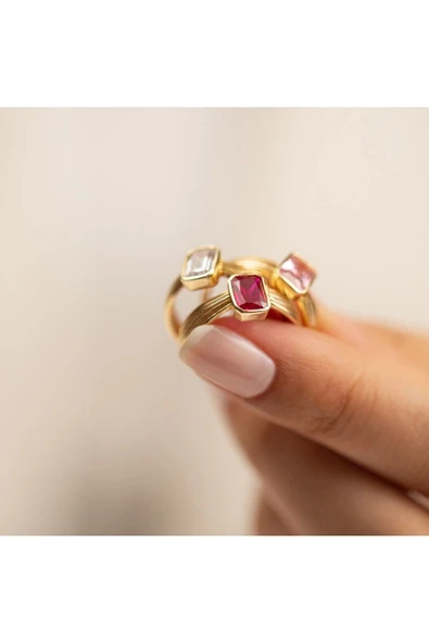 Tektaş Baget Altın Yüzük - Resim 4