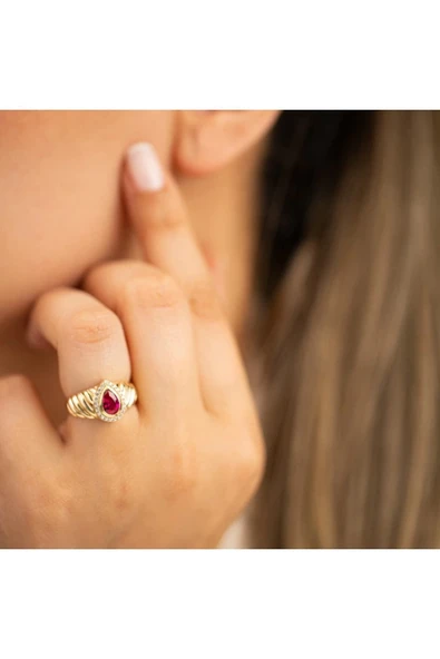 Burgulu Şovalye Altın Yüzük - Resim 4