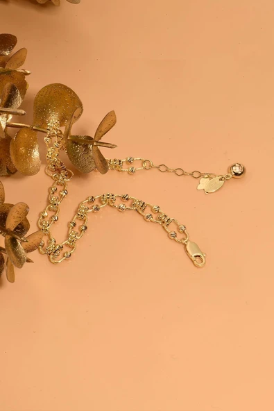 Dorikalı Ataç Zincir Altın Bileklik