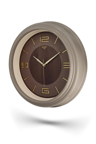 Krem Kasa Kumbeji Çerçeve Duvar Saati 45 cm - 2