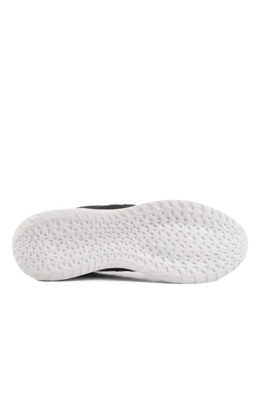 Walkway Siyah Beyaz Fileli Hafif Hava Alabilen Erkek Spor Ayakkabı Favor M - Resim 5