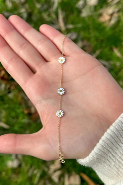 Papatya Altın Bileklik - 2