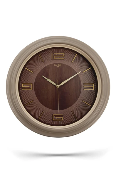 Krem Kasa Kumbeji Çerçeve Duvar Saati 45 cm - 3