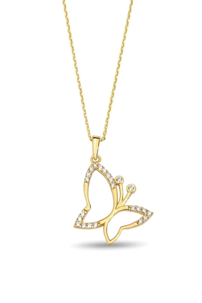 Kelebek Altın Kolye