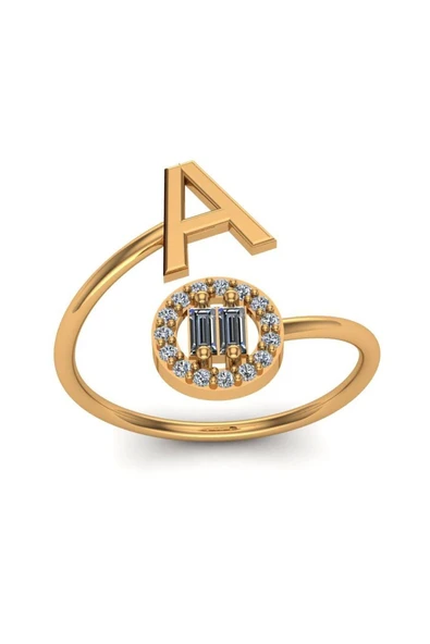 A Harf Altın Yüzük ürün görseli 1