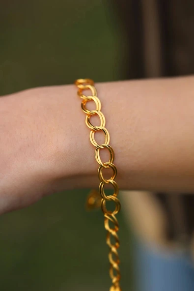 Samanyolu Yaldızlı Altın Bileklik - Resim 2