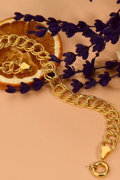 Samanyolu Yaldızlı Altın Bileklik - Resim 6