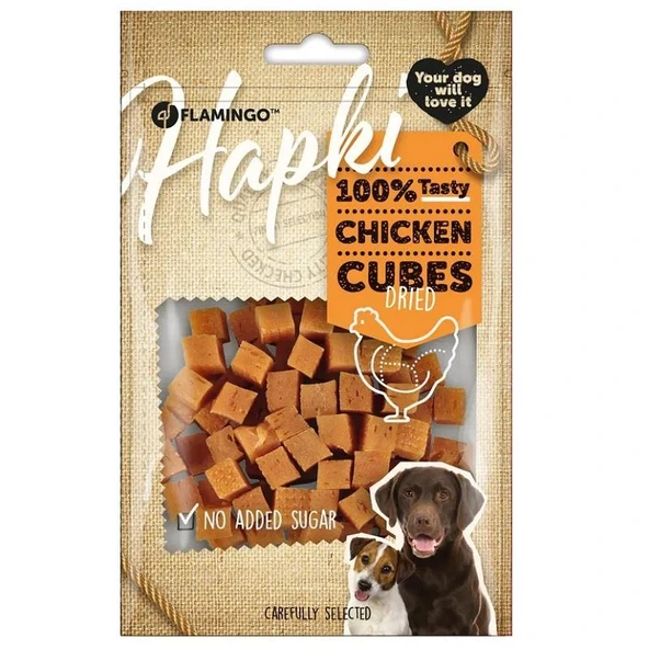 Flamingo Hapki Tavuklu Yumuşak Küp Köpek Ödül Maması 85gr