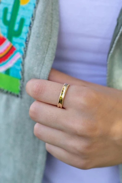 Ajda Tarzı  Altın Yüzük ürün görseli 1