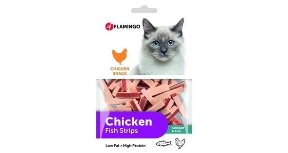 Flamingo Tavuklu ve Balıklı Sandviç Kedi Ödül Maması 85gr